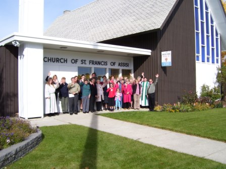 exterior St. Francis of Assisi, Hinton
